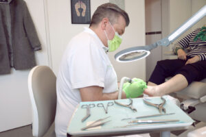 Fusspflegebehandlung in der Praxis in Zürich Wipkingen